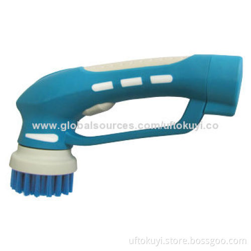 Electric Scrubber Brush with Multi-brush Kit for Kitchen Rooms, Bathroom Cleaning, 1-3-hour Run-time